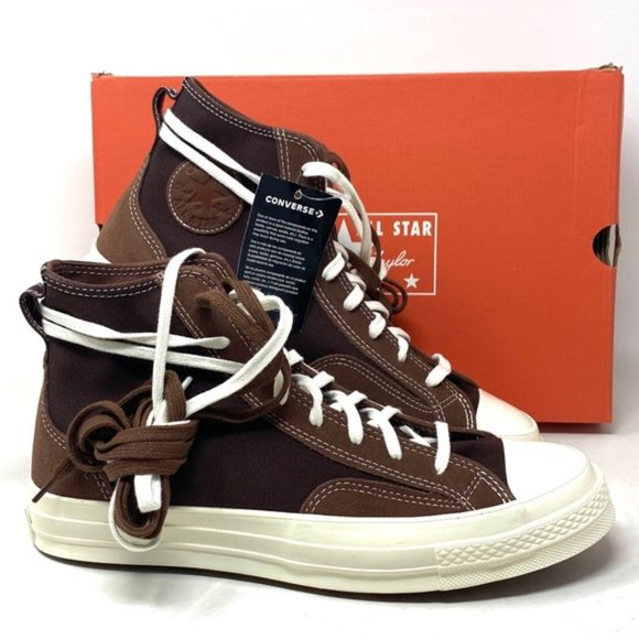 Converse Chuck 70 Canvas Suede Dark Root Casual Sneakers Men Skate Shoes 173196C - Picture 2 of 9